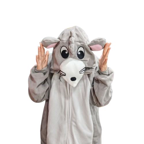 Mouse Onesie Costume Kigurumi Pajamas