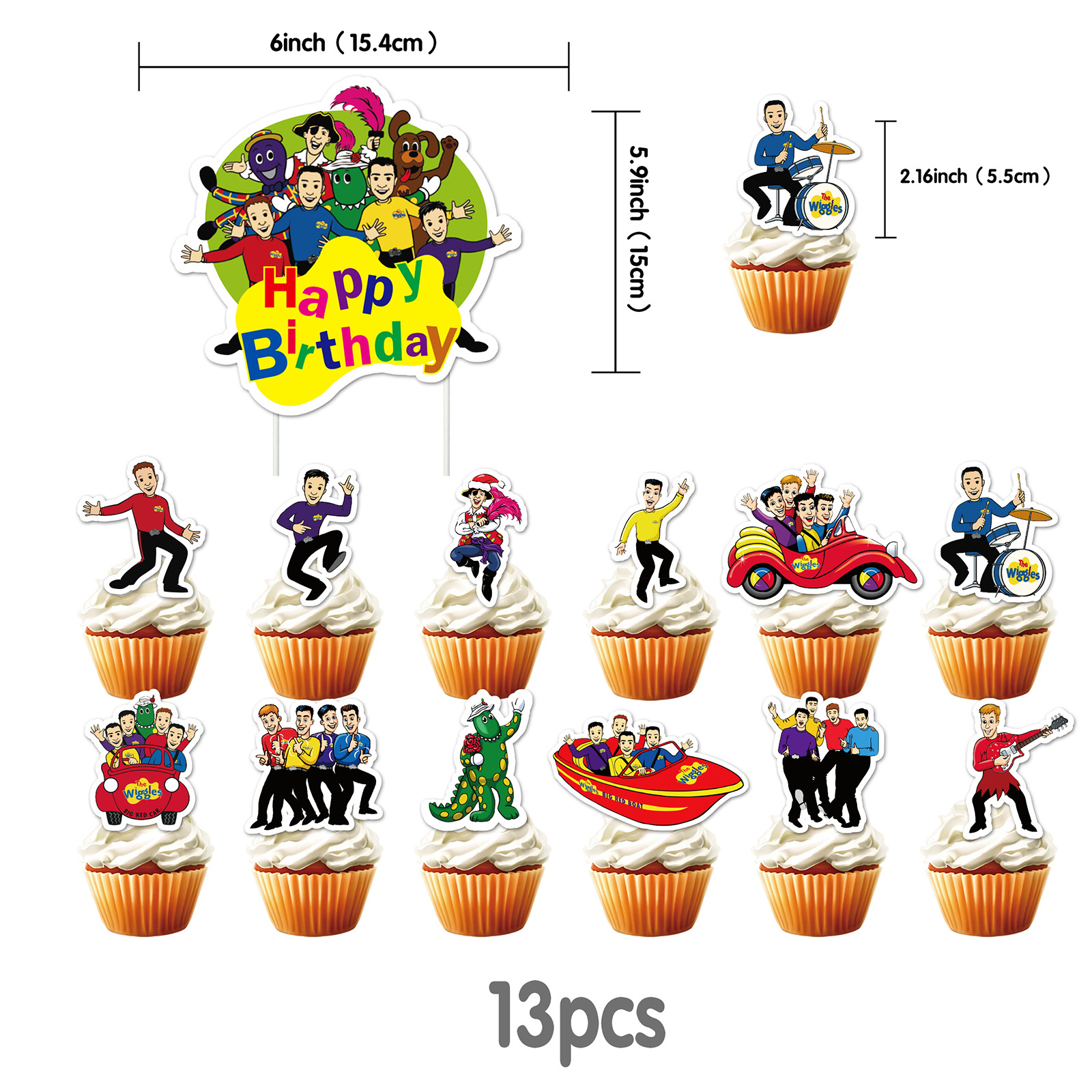 The Wiggles Birthday Party Decorations Set