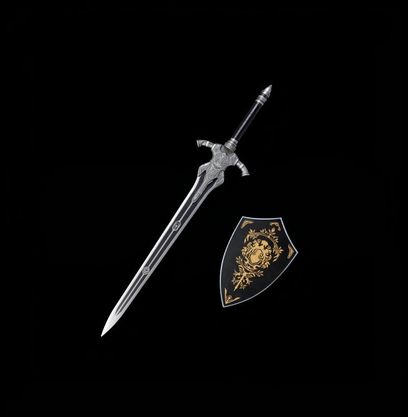Dark Souls The Great Sword of Artorias with Wall Plaque