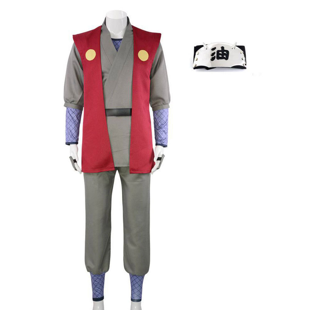 Naruto Jiraiya Costume Ninja Cosplay Anime Halloween