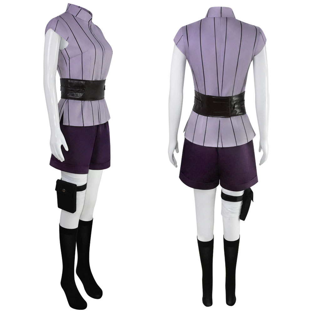 Naruto Hinata Hyuga Costume Ninja Anime Cosplay