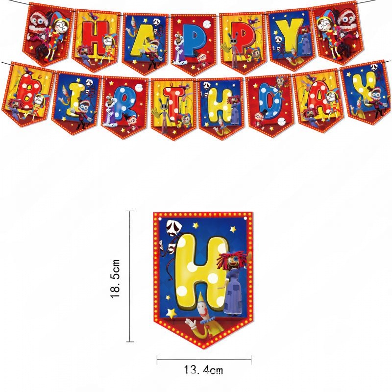 The Amazing Digital Circus Birthday Party Decorations Set