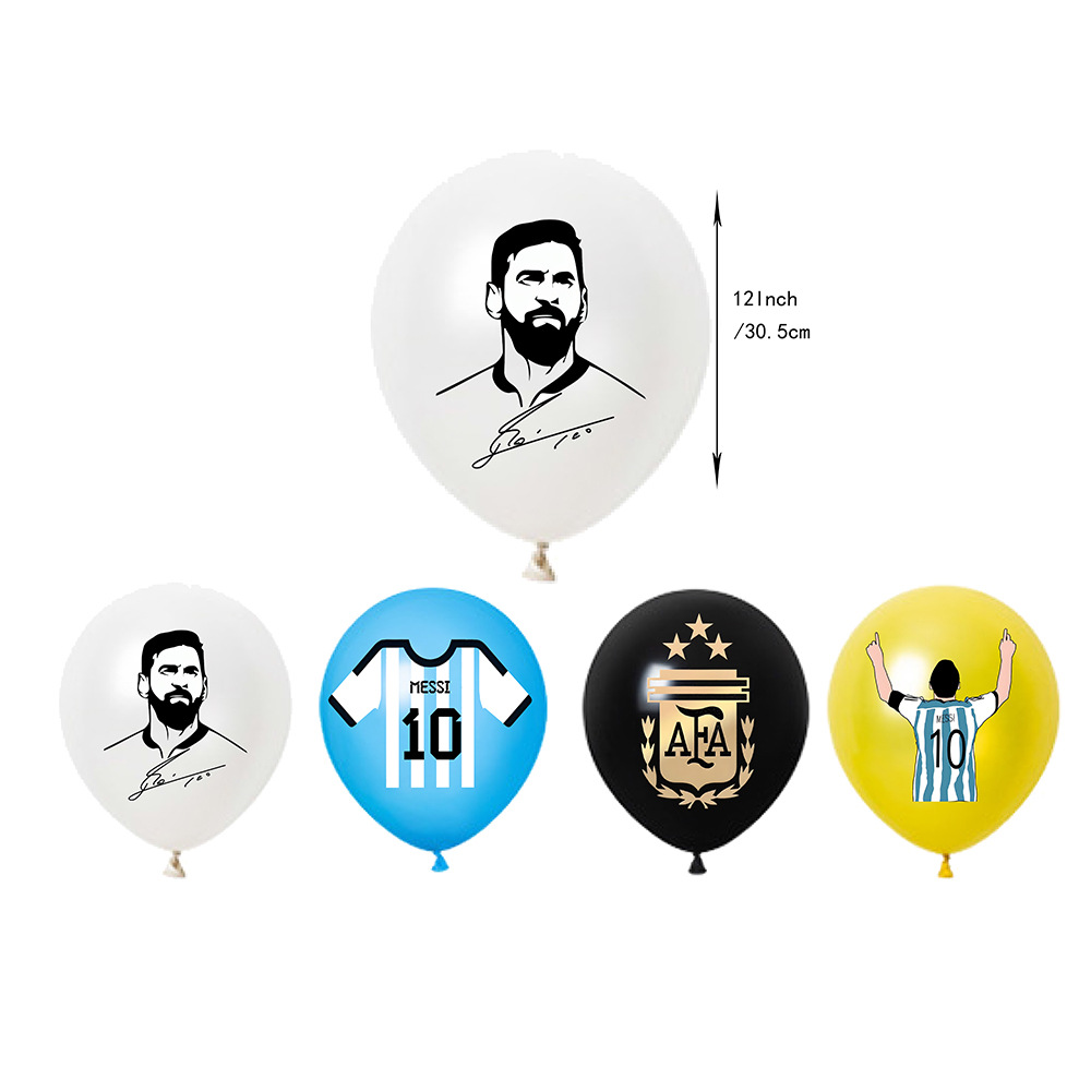 Lionel Messi Soccer Birthday Party Decorations Set