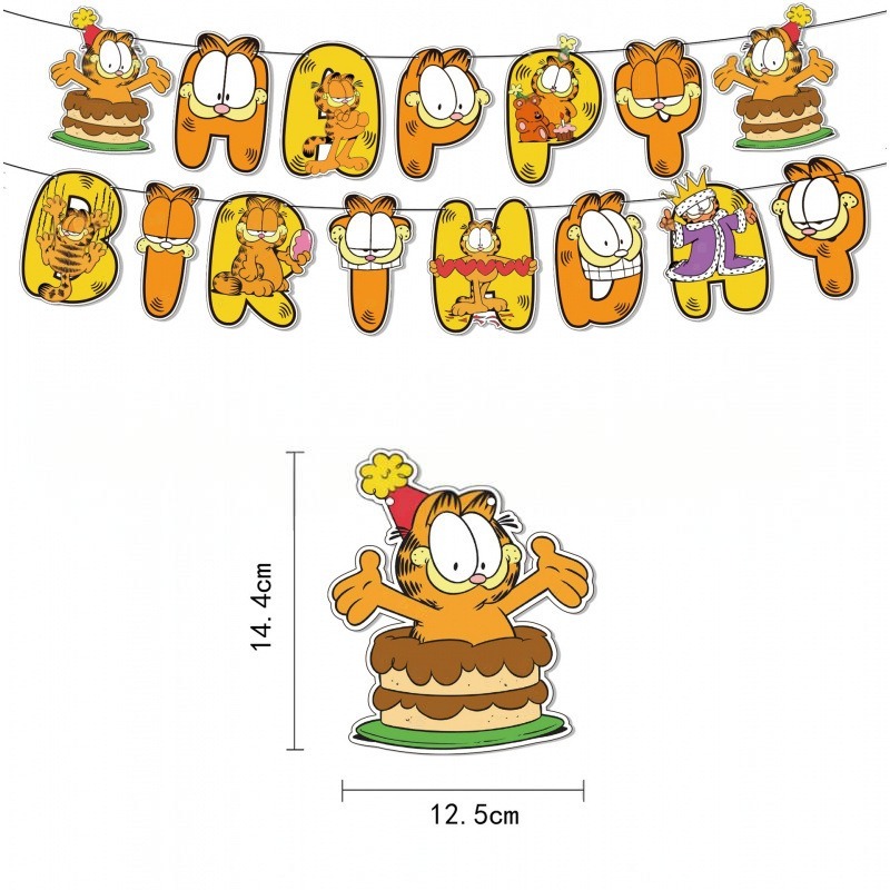 Garfield Birthday Party Decorations Set