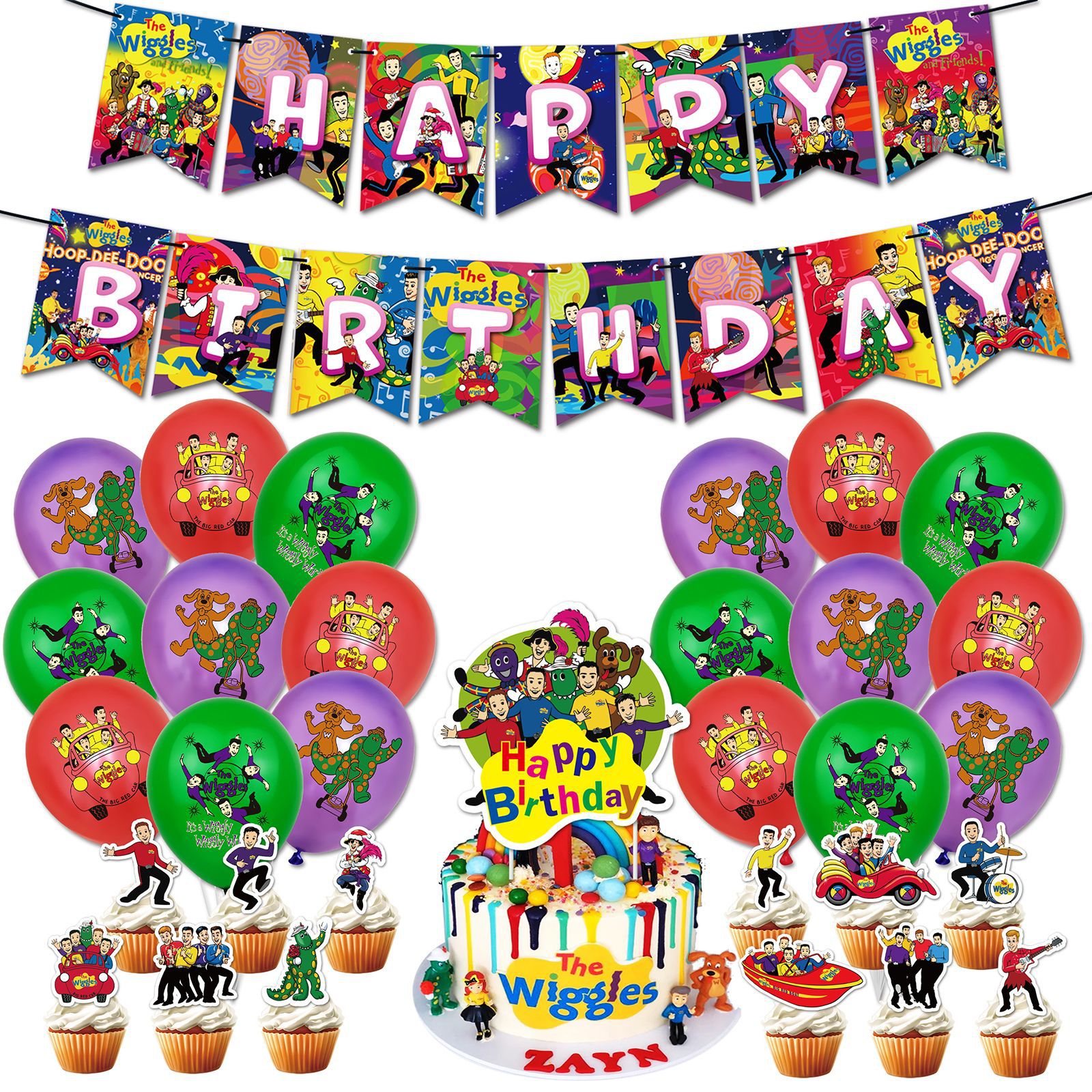 The Wiggles Birthday Party Decorations Set
