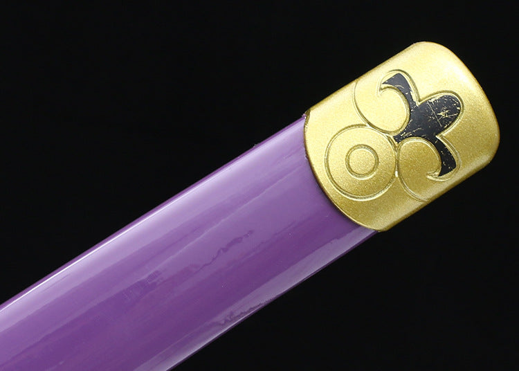 One Piece Zoro Roronoa Purple Enma Katana Metal Sword - Costume Works AU