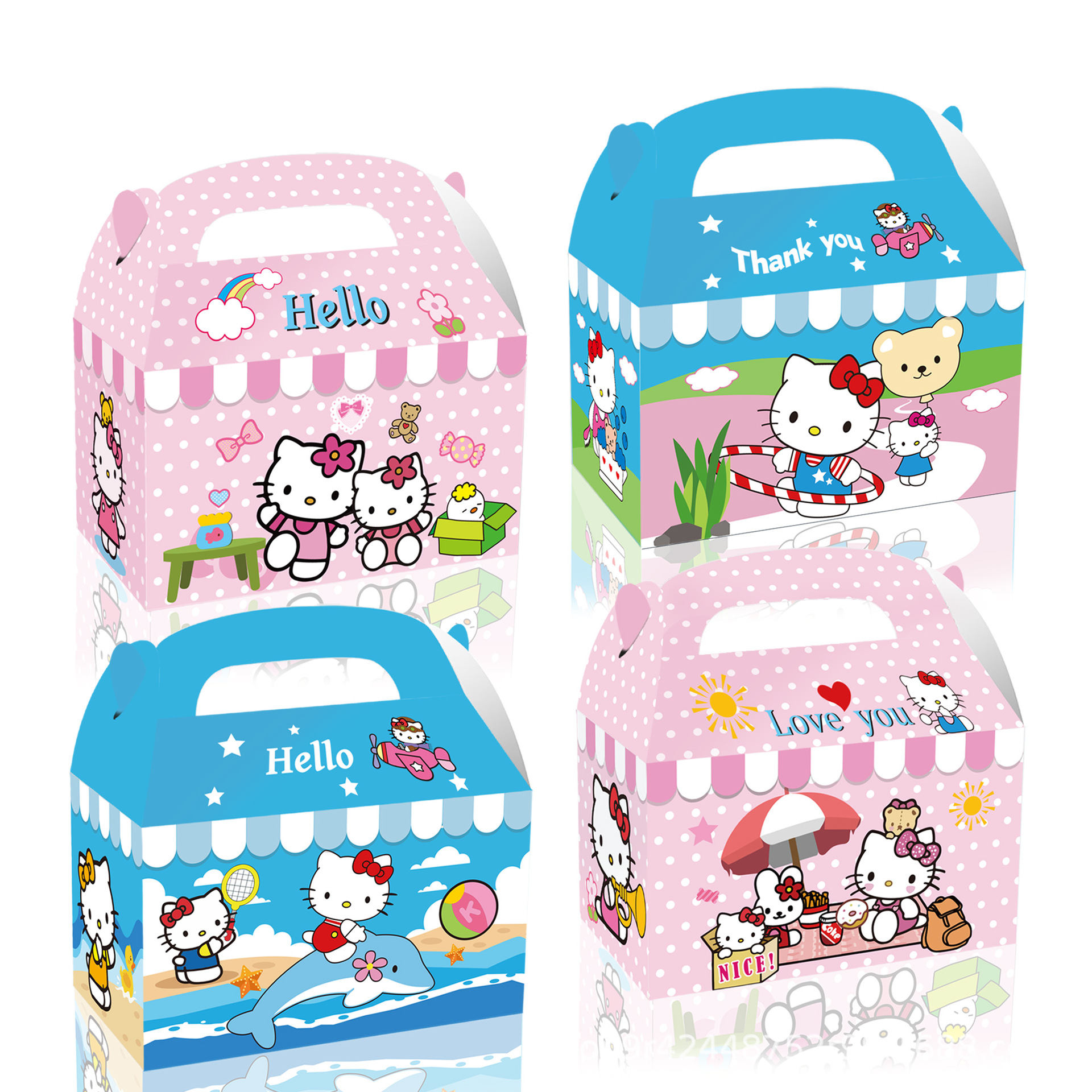 Hello Kitty Party Favour Loot Boxes 12 Pack