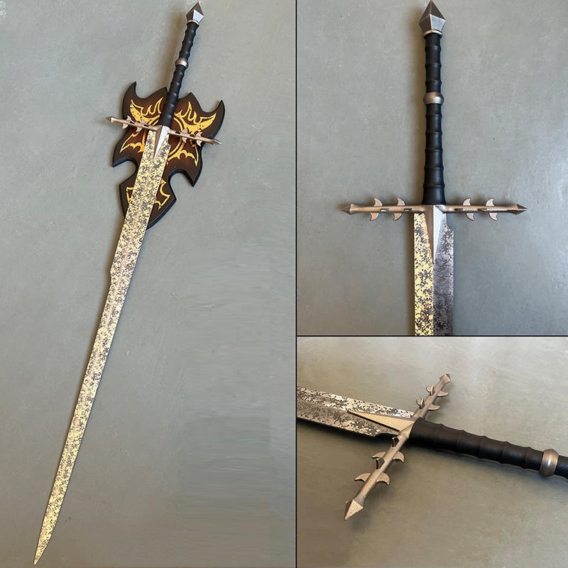 Lord of the Rings Nazgul Ringwraith Sword with Plaque Collectible Gift