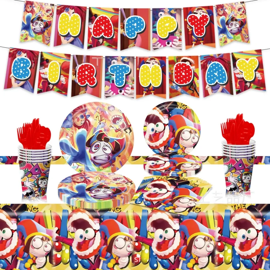 The Amazing Digital Circus Party Decorations