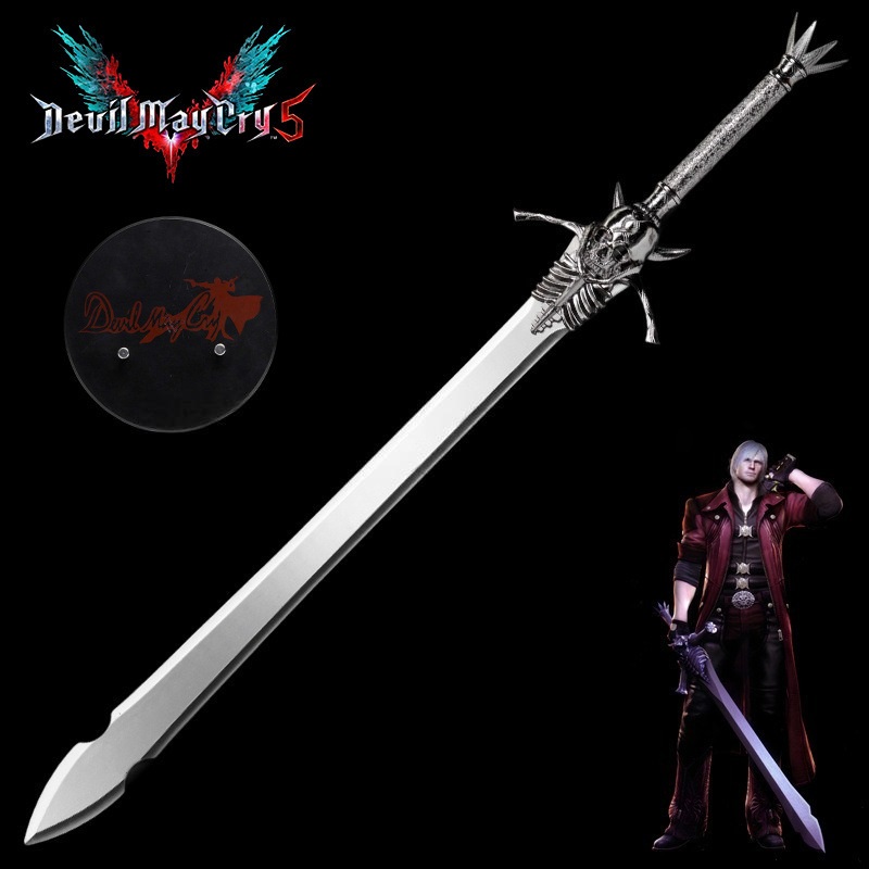Premium Devil May Cry Dante's Rebellion Metal Sword Cosplay