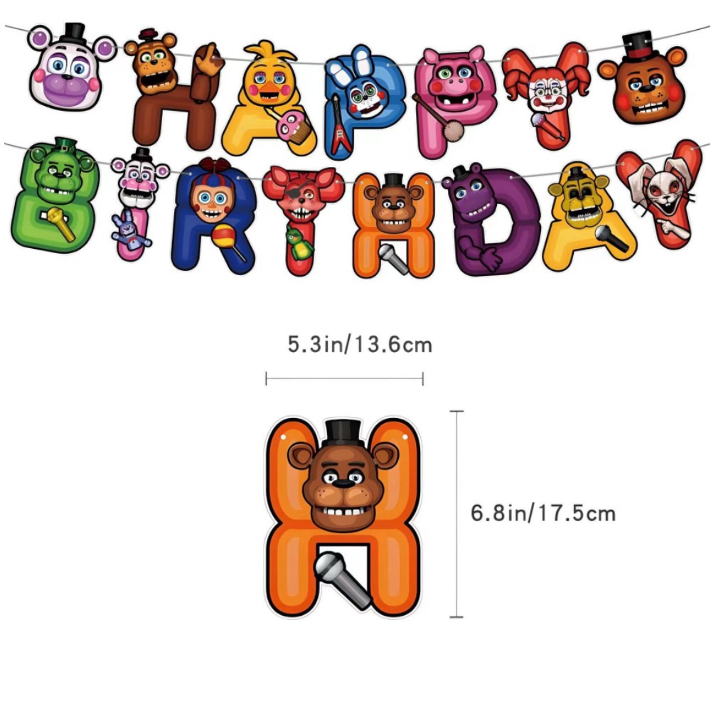 Five Night at Freddy's Birthday Party Set