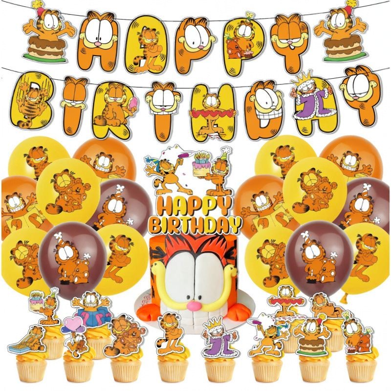 Garfield Birthday Party Decorations Set