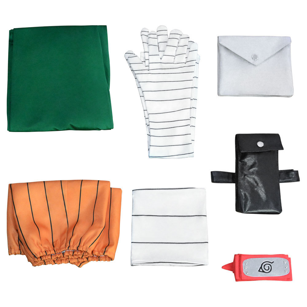 Naruto Rock Lee Costume Ninja Bruce Lee Cosplay