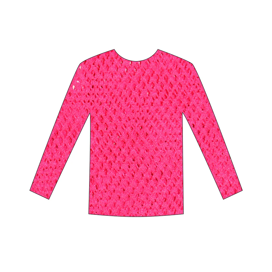 Fishnet Long Sleeve Top