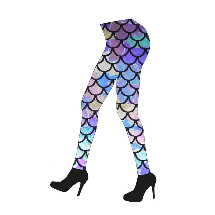 Adult Metallic Leggings - S/M-Costume Works AU