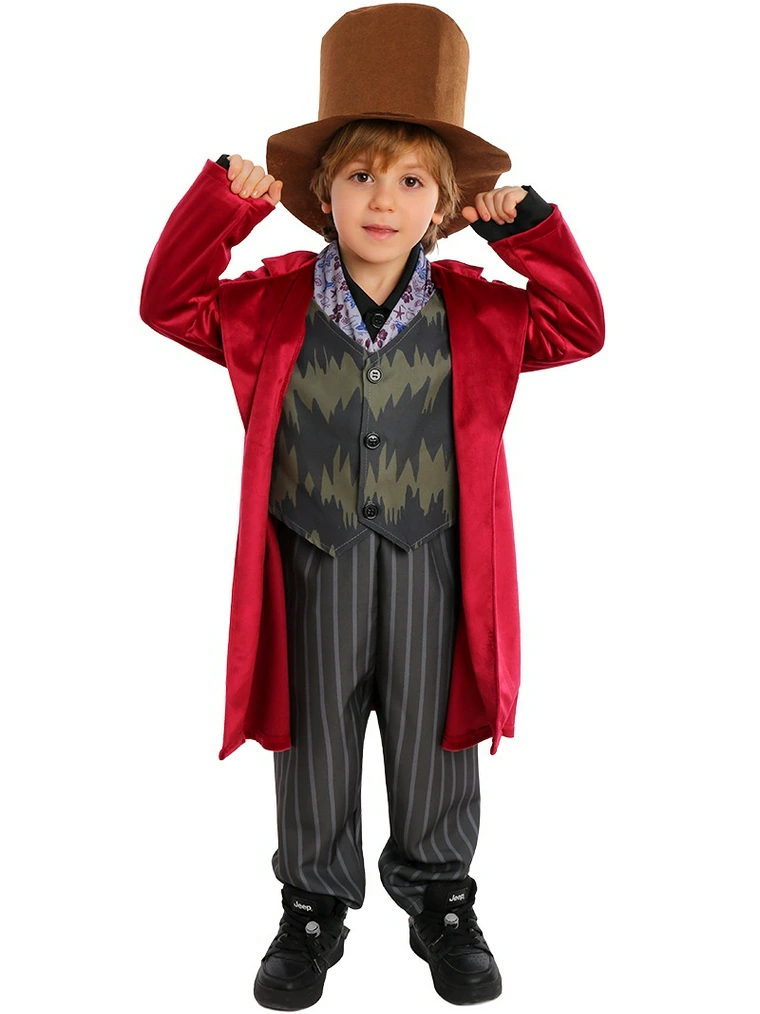Kids Willy Wonka Costume Wonka Movie Costume