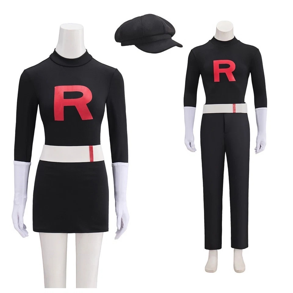 Adults Team Rocket Grunt Costume Book Week Cosplay 