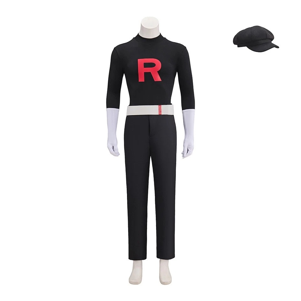 Adults Team Rocket Grunt Costume Book Week Cosplay 