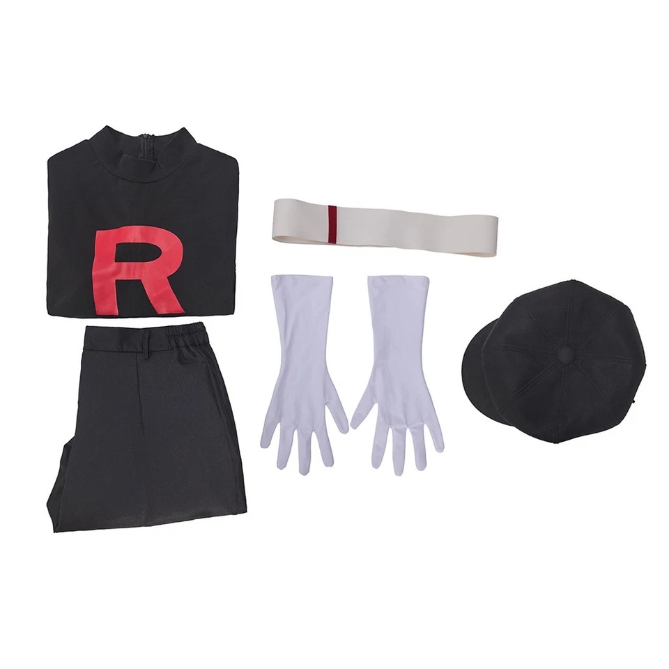 Adults Team Rocket Grunt Costume Book Week Cosplay 