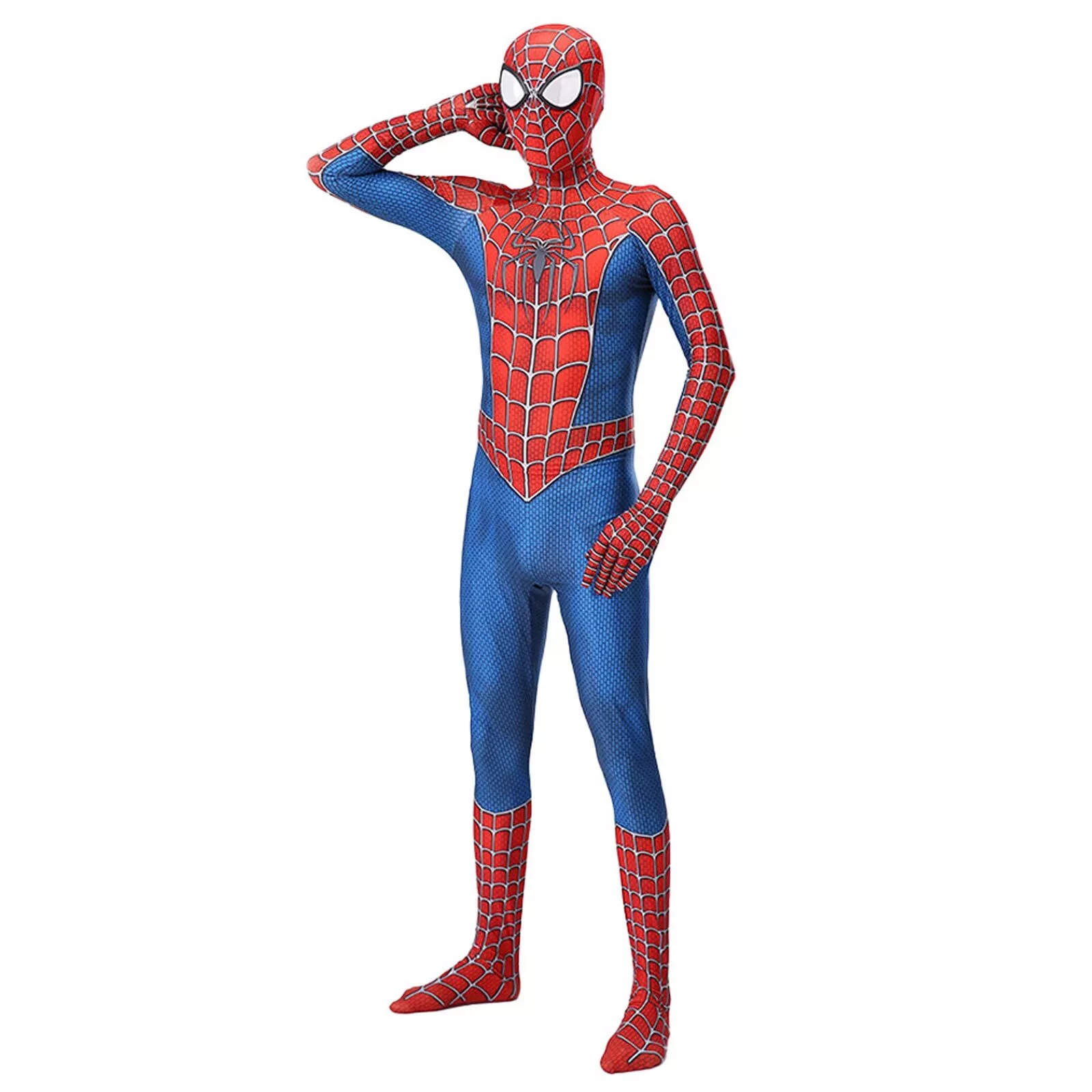 Adults Spiderman Red Jumpsuit Costume