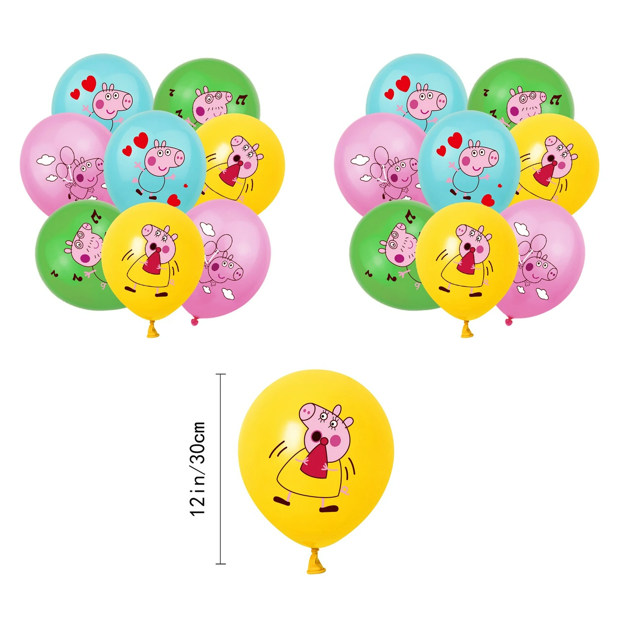 Peppa Pig Birthday Party Decorations Set