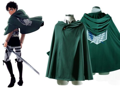 Attack on Titan Costume Set Jacket Cape Belt Shingeki No Kyojin Cosplay - Costume Works AU