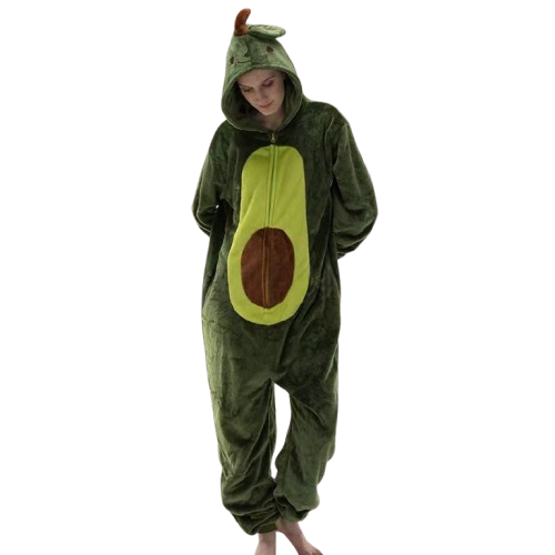 Avocado Onesie Costume Kigurumi Pajamas