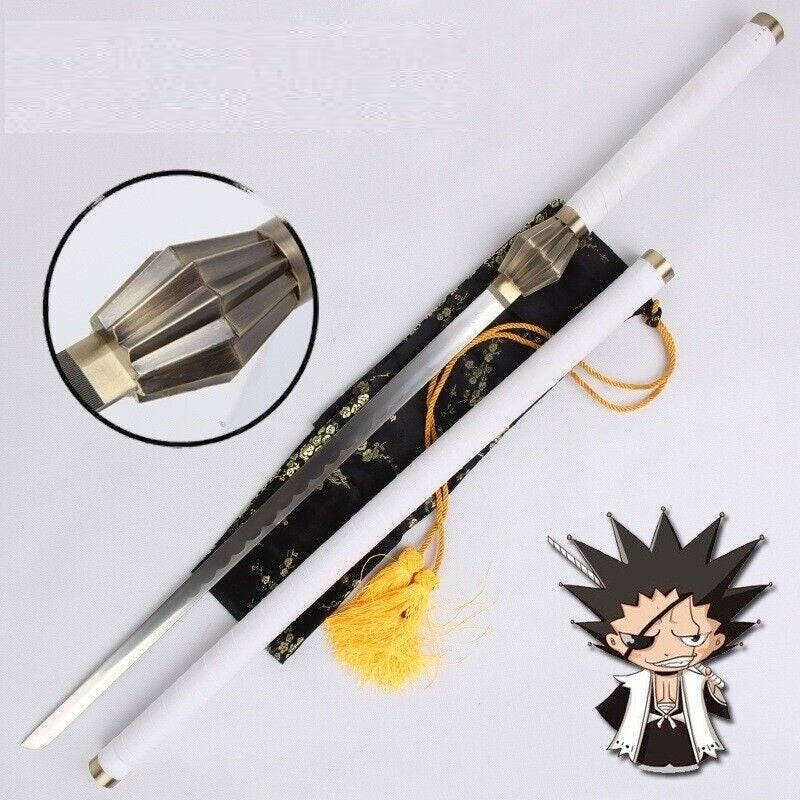 Bleach Zaraki Kenpachi Katana Metal Sword - Costume Works AU