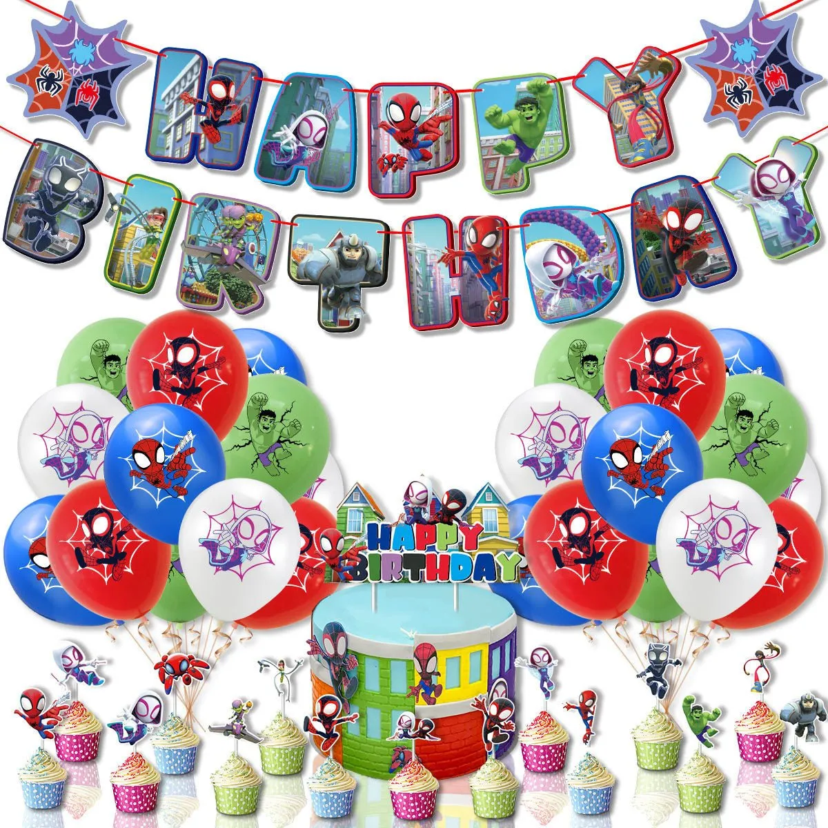 Spiderman Spidey & His Amazing Friends Party Decorations