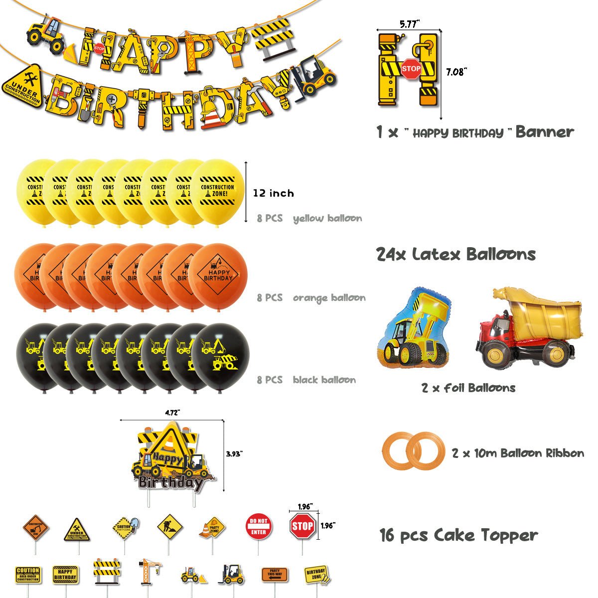 Construction Party Set - Costume Works AU