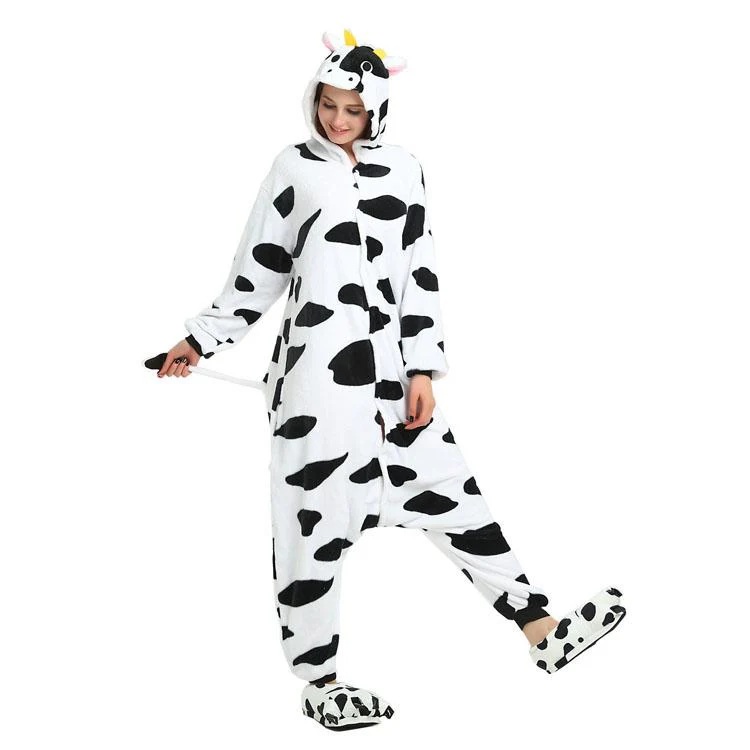 Cow Onesie Farm Animal Costume Kigurumi Pajamas