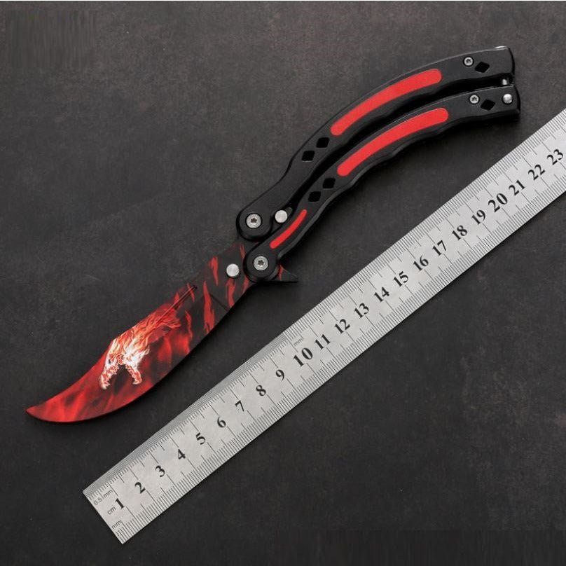 CSGO Butterfly Knife Trainer Foldable Metal - Costume Works AU