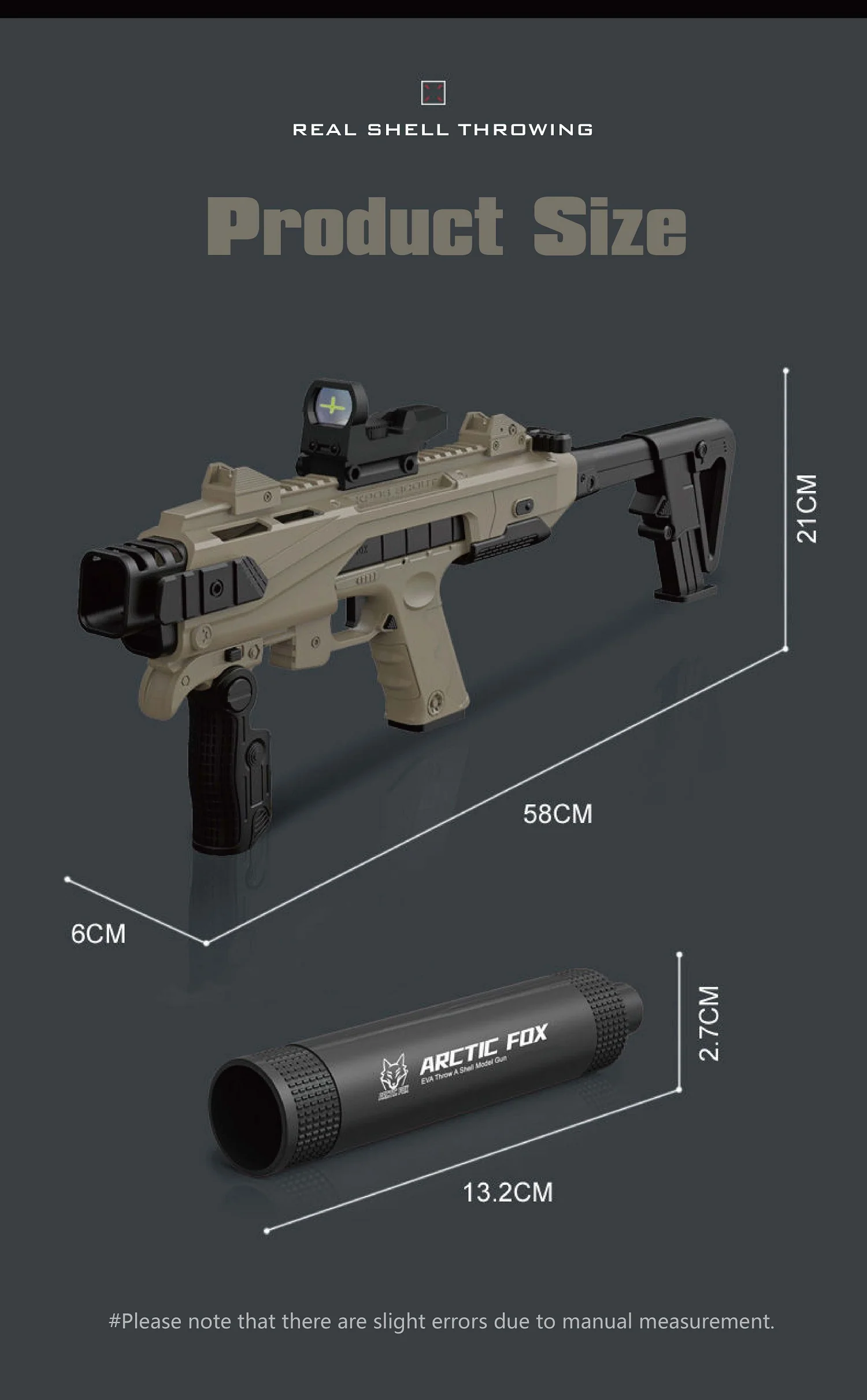 Toy Submachine Gun Glock G18 Shell Ejecting DIY Assembled