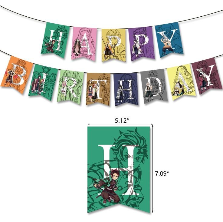 Demon Slayer Birthday Party Set - Costume Works AU