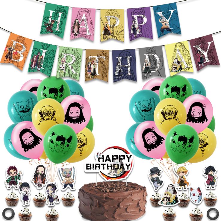 Demon Slayer Birthday Party Set - Costume Works AU