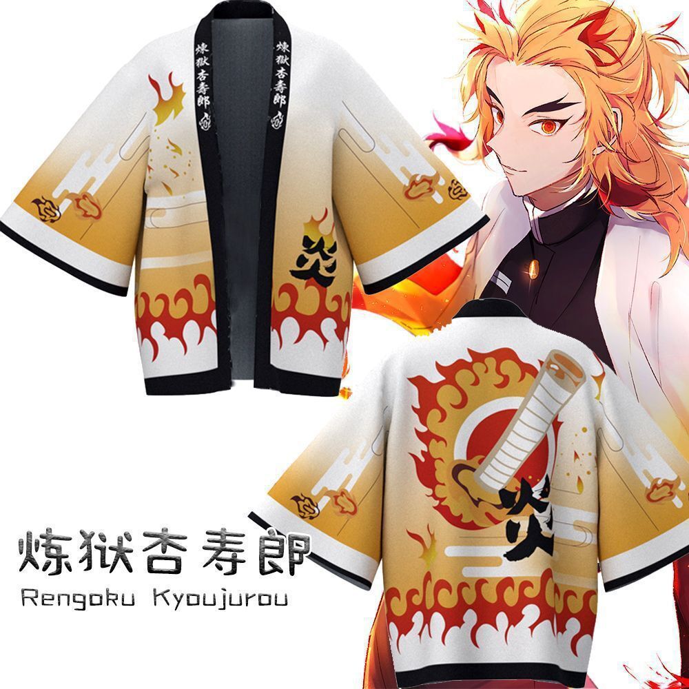 Demon Slayer Cloak Costume Cosplay Kimono Robe - Costume Works AU