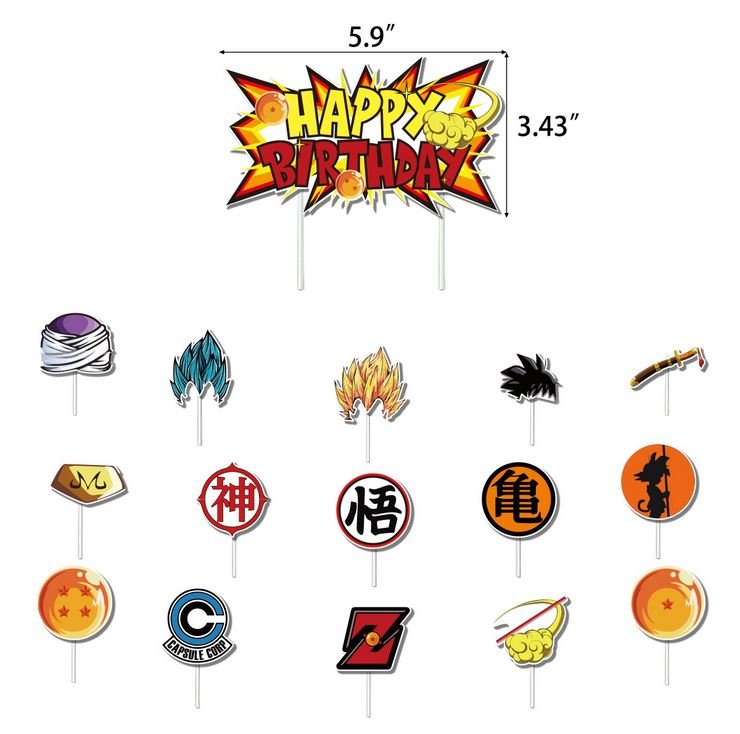 Dragon Ball Z Birthday Party Set - Costume Works AU