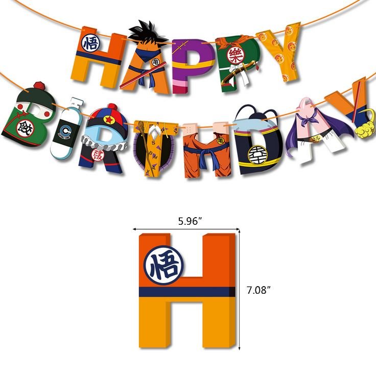 Dragon Ball Z Birthday Party Set - Costume Works AU