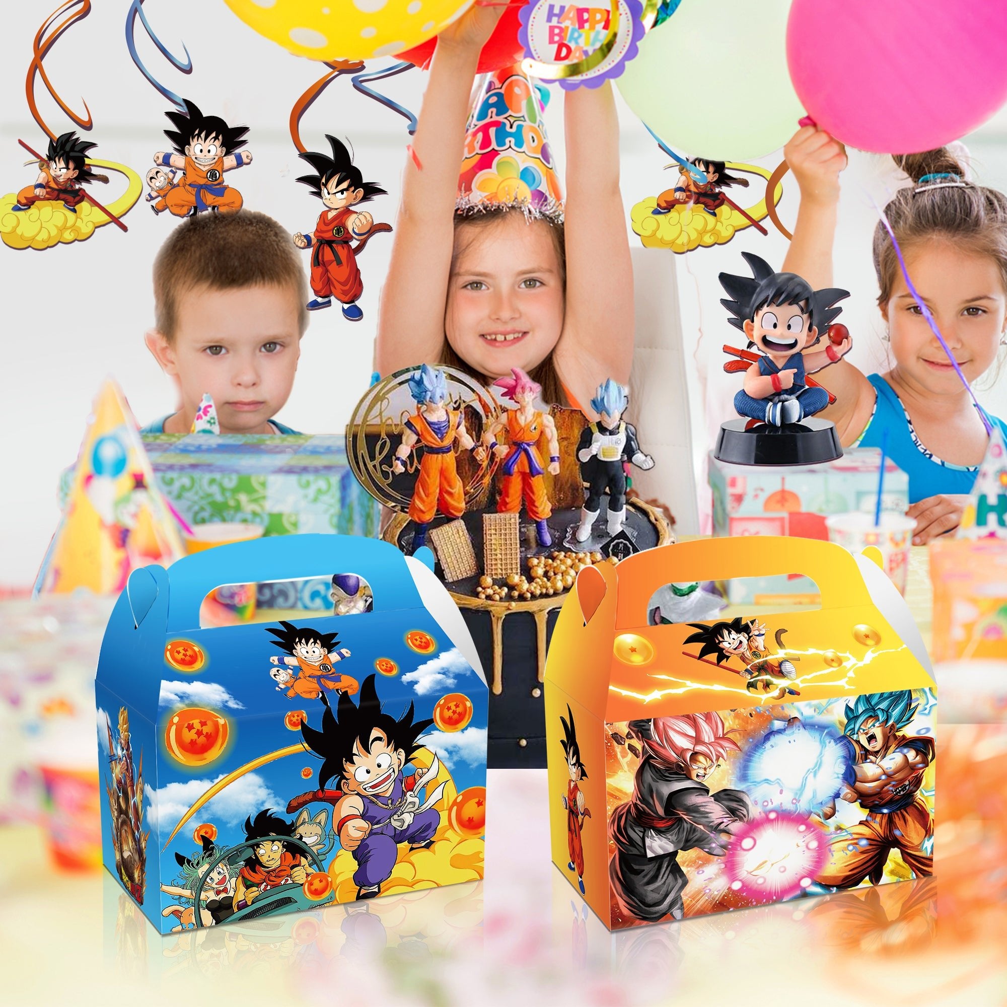 Dragon Ball Z Party Favour Loot Boxes 12 Pack - Costume Works AU