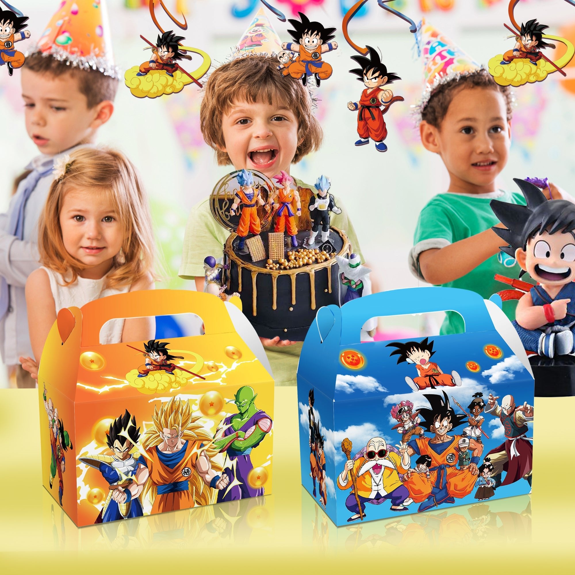 Dragon Ball Z Party Favour Loot Boxes 12 Pack - Costume Works AU