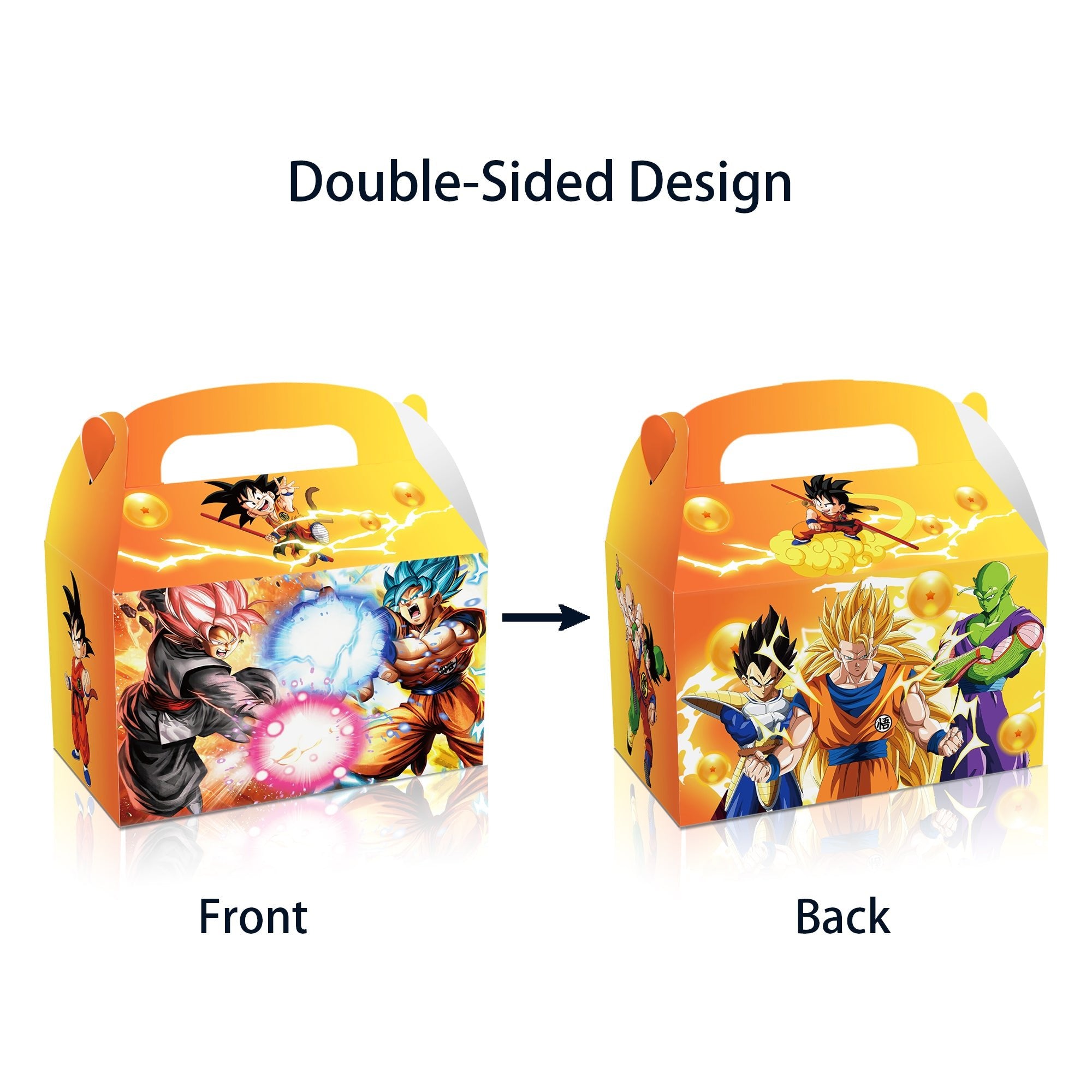 Dragon Ball Z Party Favour Loot Boxes 12 Pack - Costume Works AU