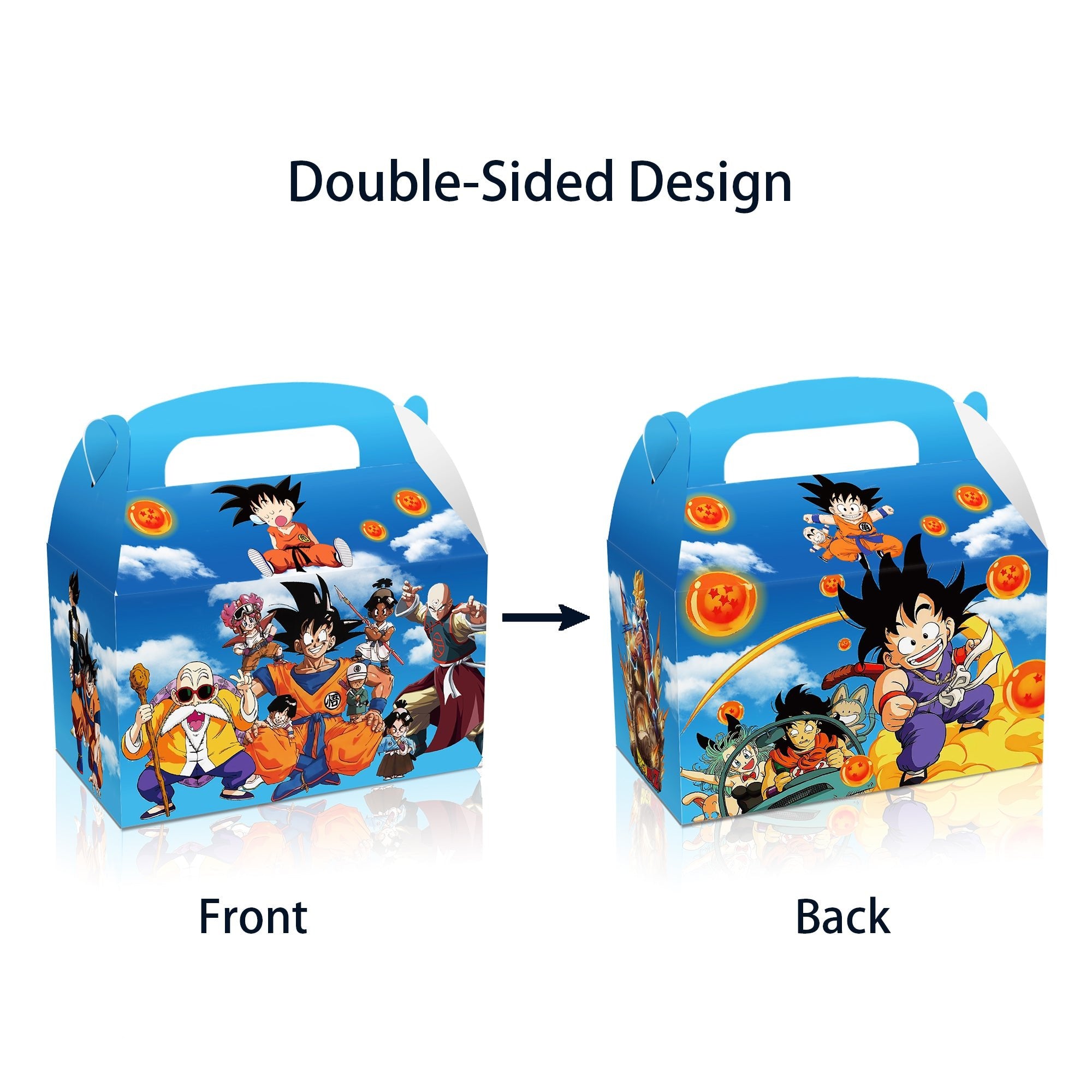 Dragon Ball Z Party Favour Loot Boxes 12 Pack - Costume Works AU