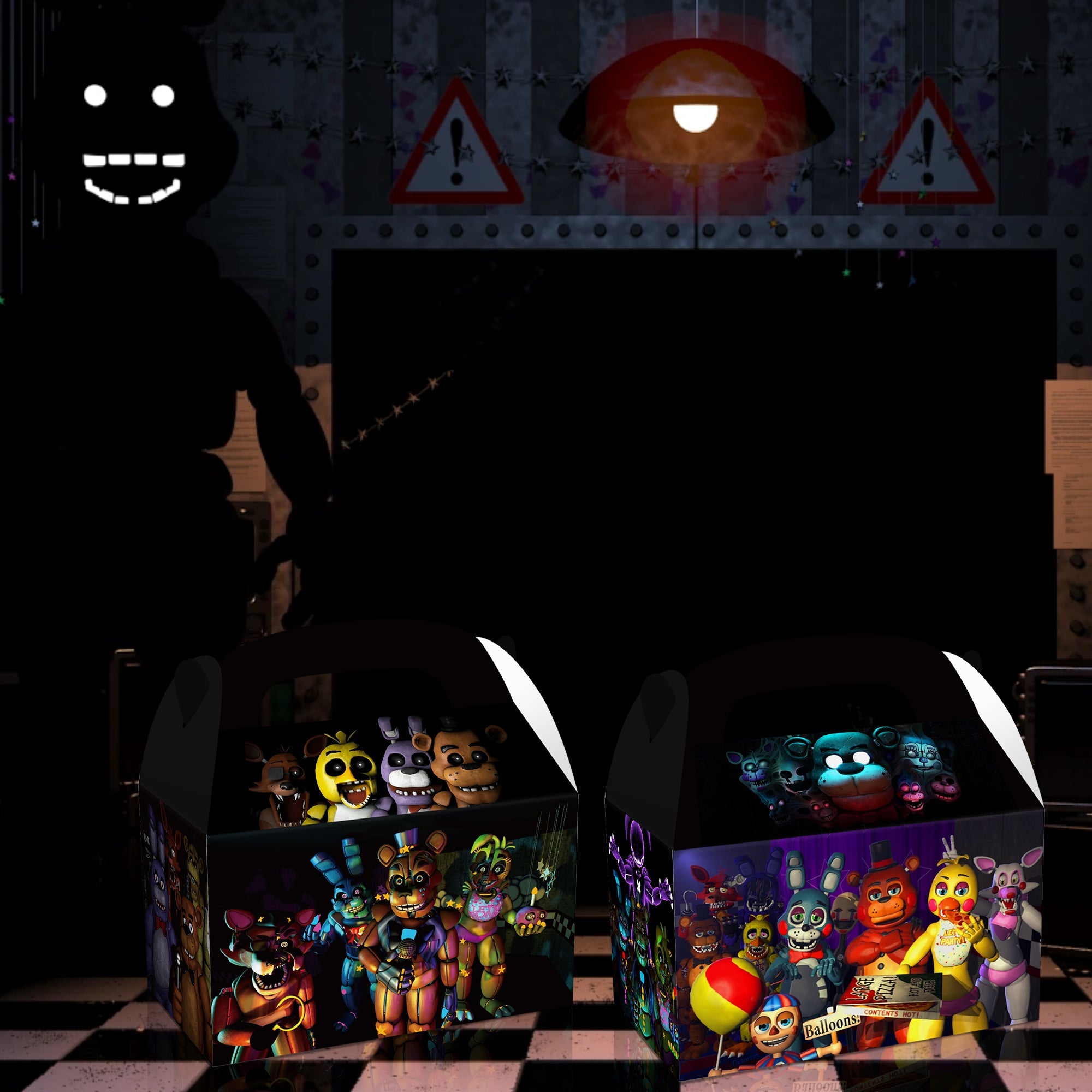 Friday Night at Freddy's Party Favour Loot Boxes 12 Pack - Costume Works AU
