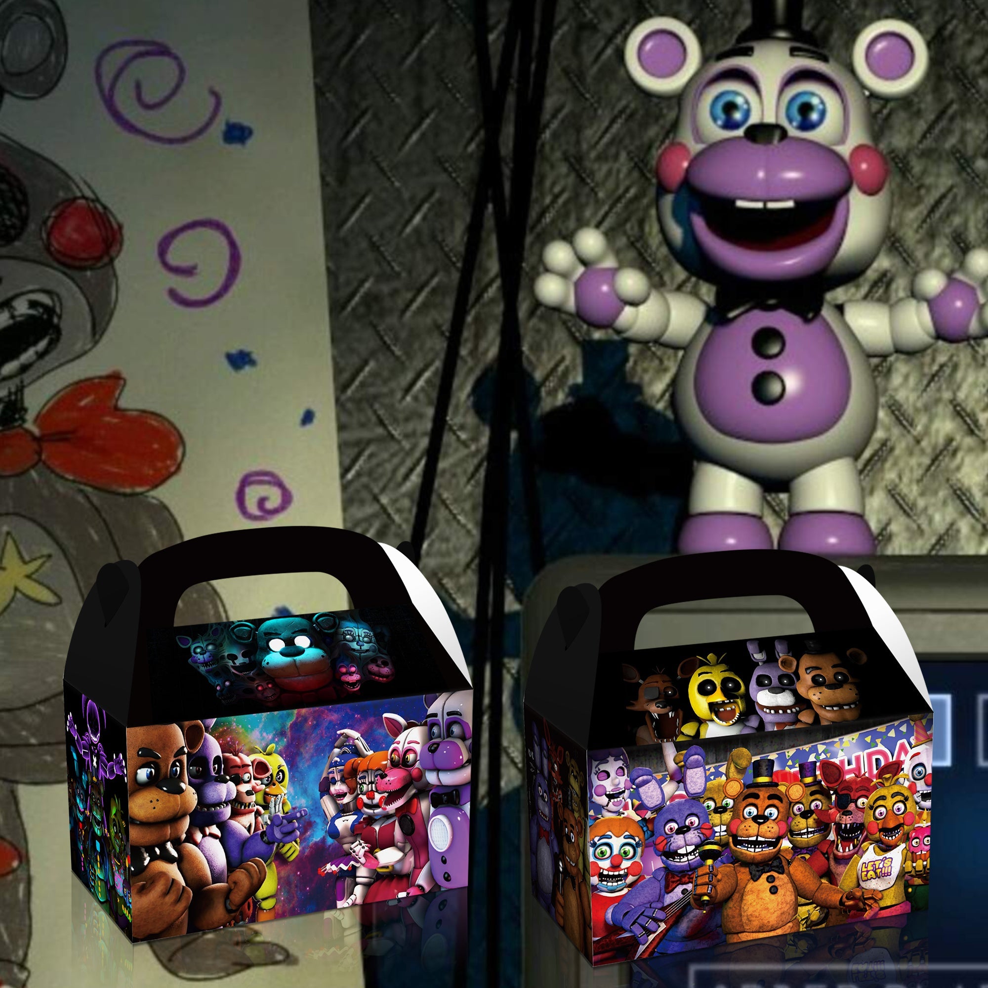 Friday Night at Freddy's Party Favour Loot Boxes 12 Pack - Costume Works AU