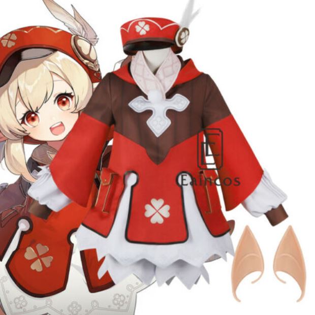 Game Genshin Impact Cosplay Klee Costume - Costume Works AU