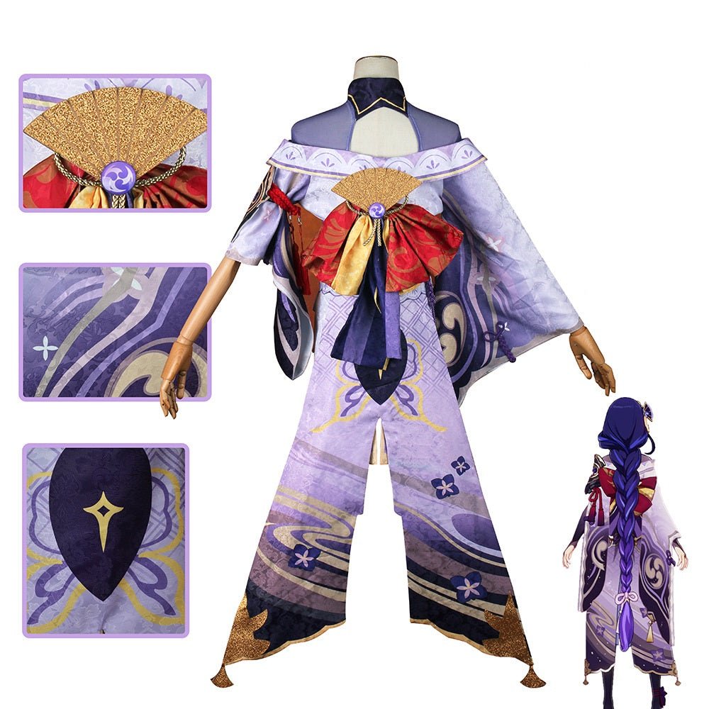 Game Genshin Impact Cosplay Raiden Shogun Costume - Costume Works AU