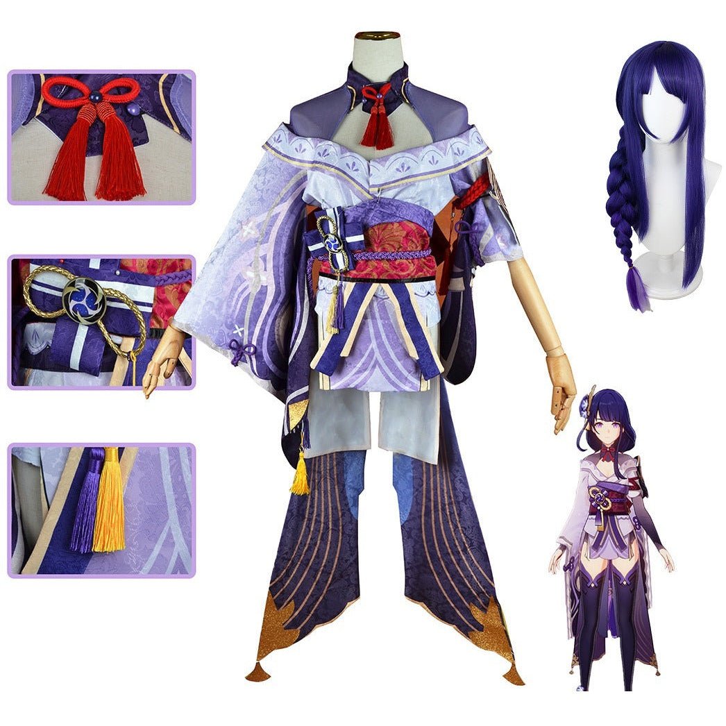Game Genshin Impact Cosplay Raiden Shogun Costume - Costume Works AU
