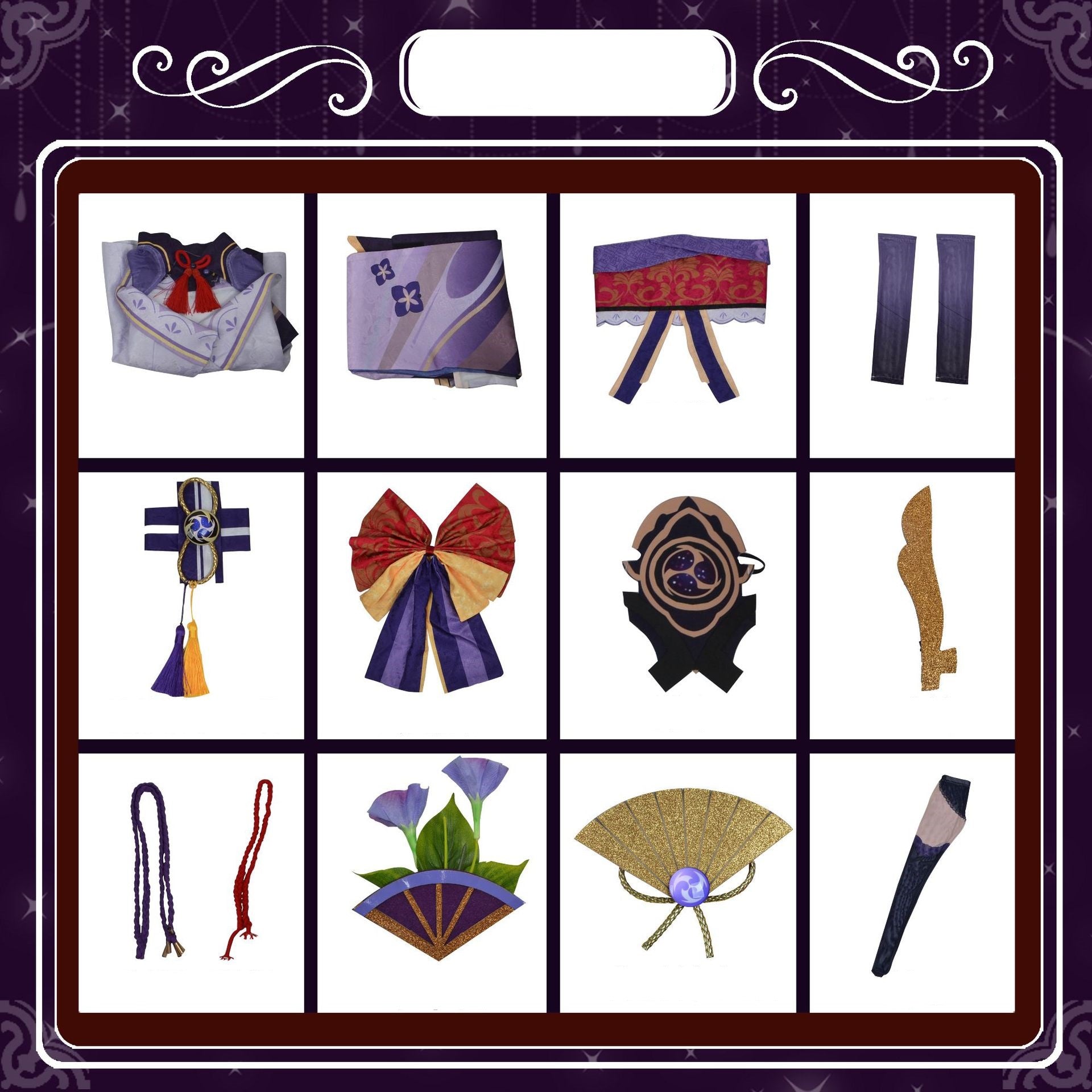 Game Genshin Impact Cosplay Raiden Shogun Costume - Costume Works AU