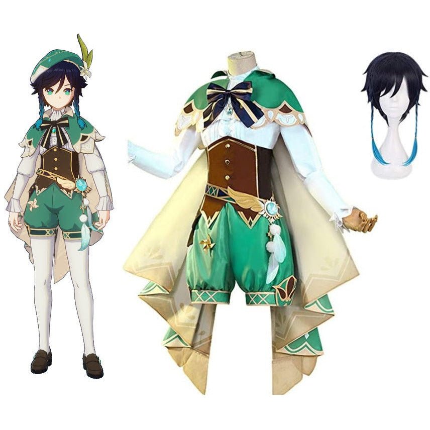 Game Genshin Impact Cosplay Venti Costume - Costume Works AU