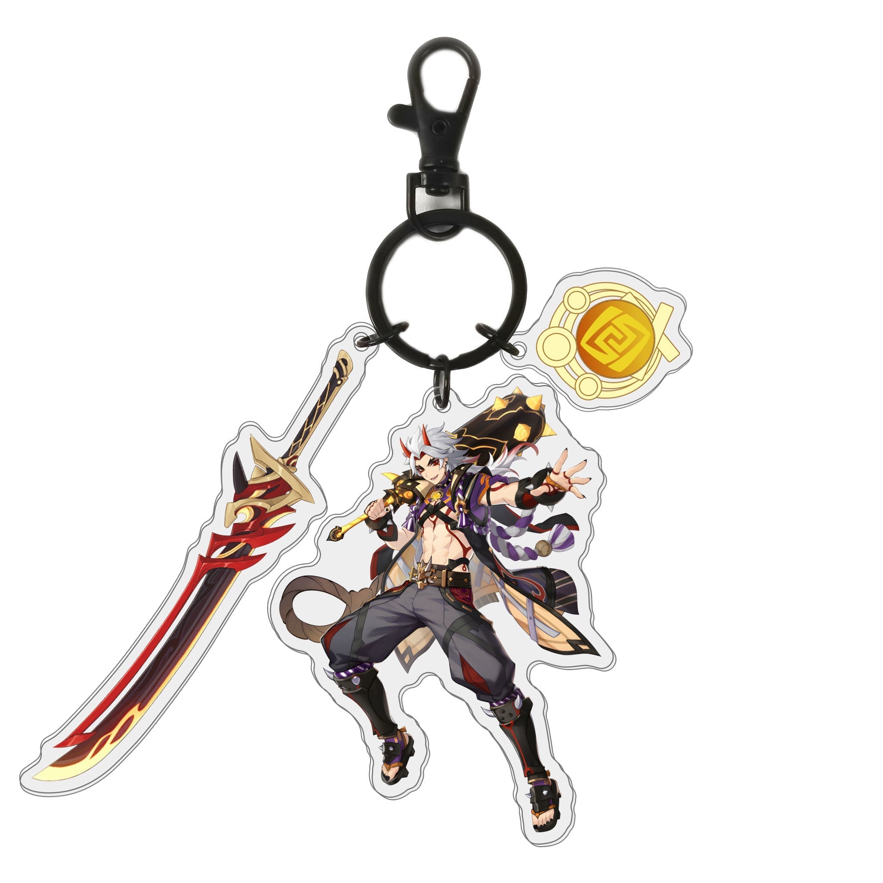 Genshin Impact Acrylic Keyring - Costume Works AU